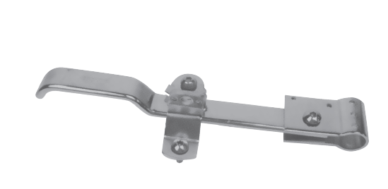 Anhängerschloss Lame Verchromt Set